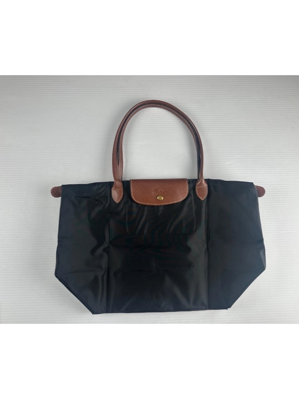 Longchamp Le Pliage Large Black Shopping Tote - Modele Depose